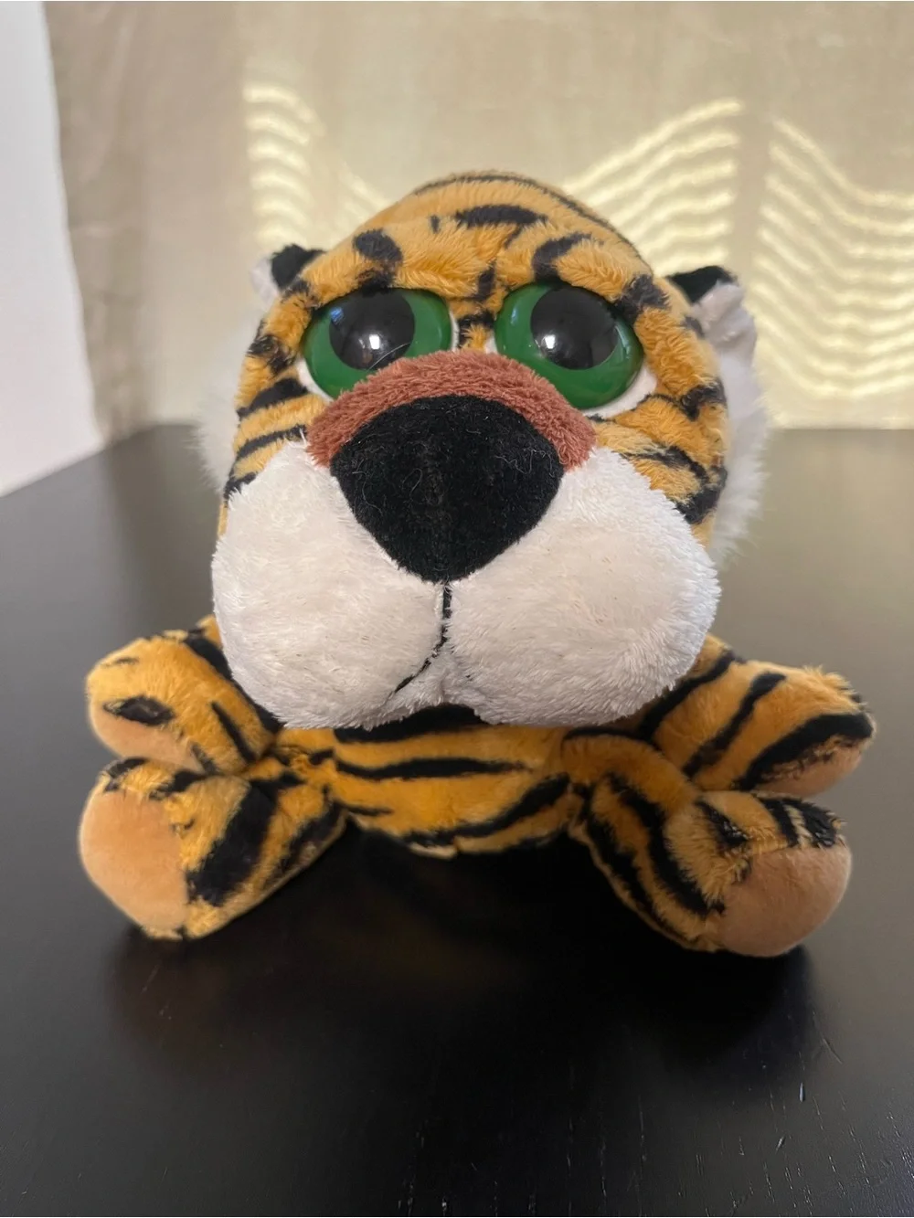 Rare Russ Berrie Tuffley Tiger Stuffed Animal Toy Big Eyes 8” Peepers